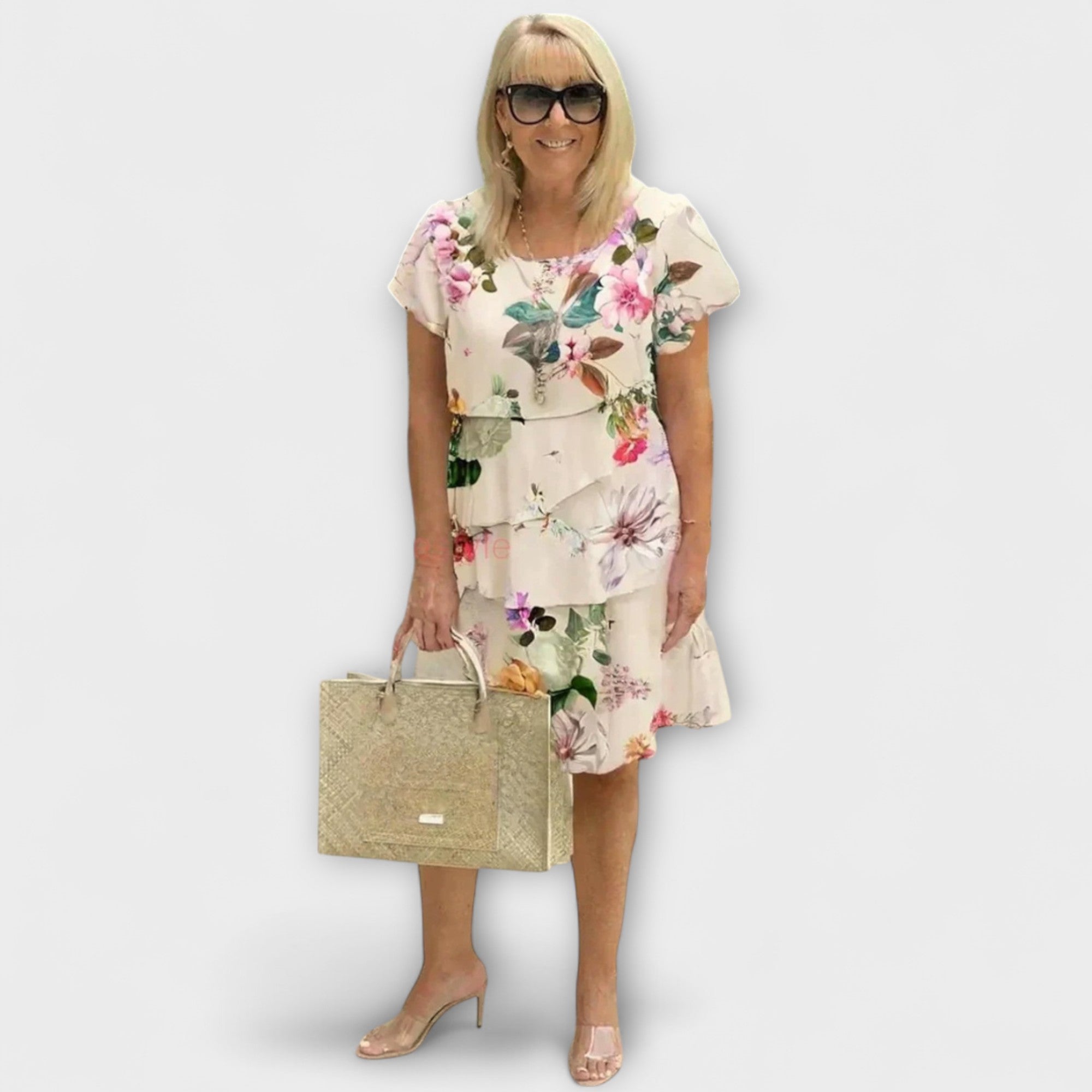 Lillian - Floral Elegance Dress