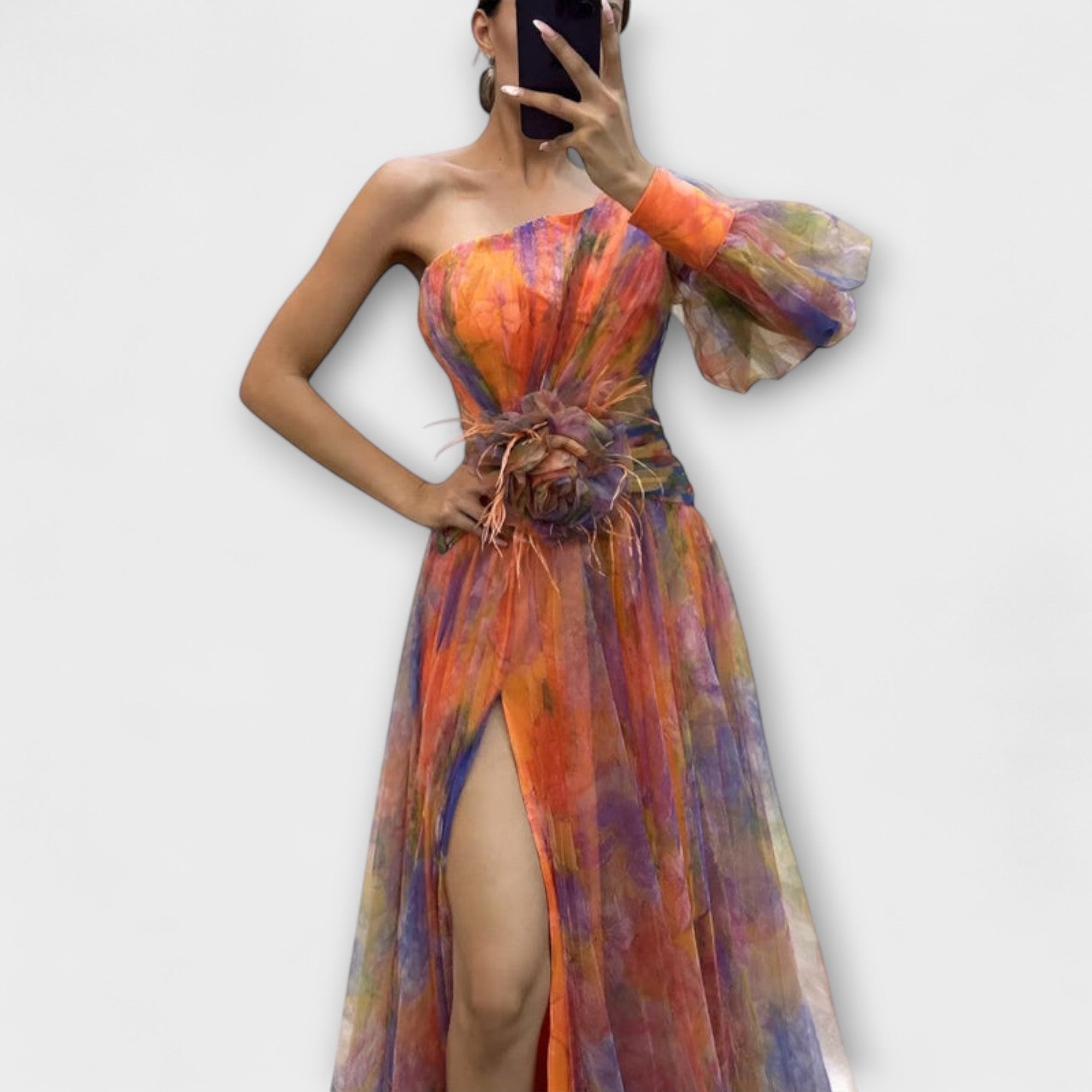 Minna – Asymmetrical Amelie Maxi Dress