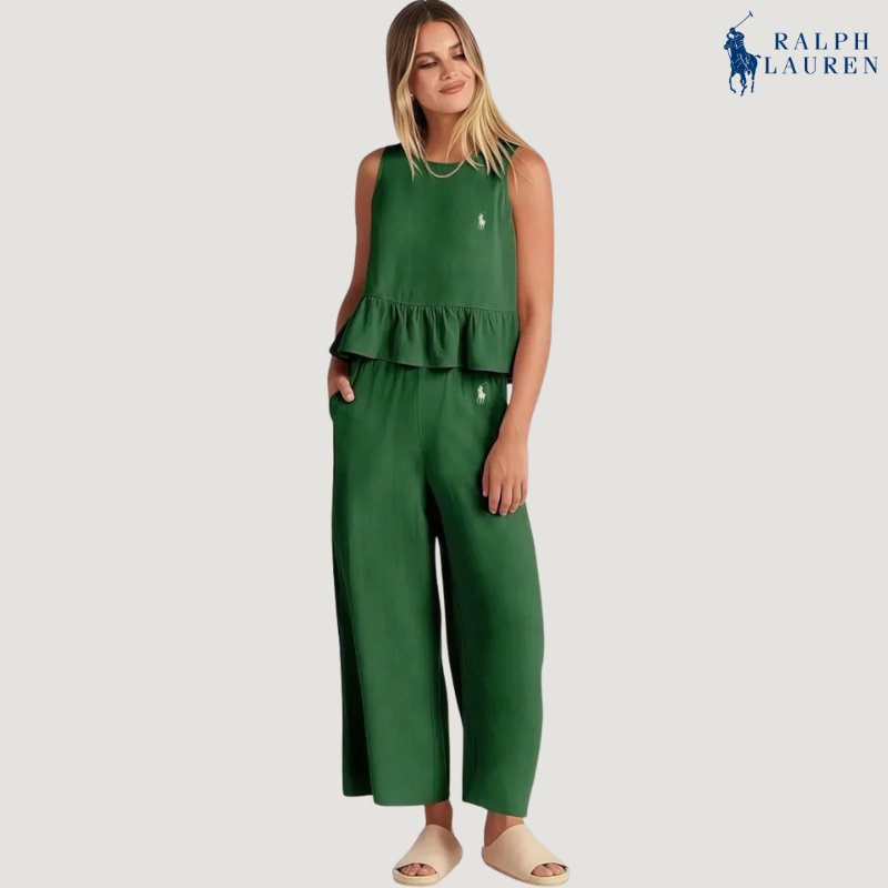 R. Ꮮаᴜгеn Ruffled Two-Piece Set + Free Sun Hat – Buy 1 Get 2