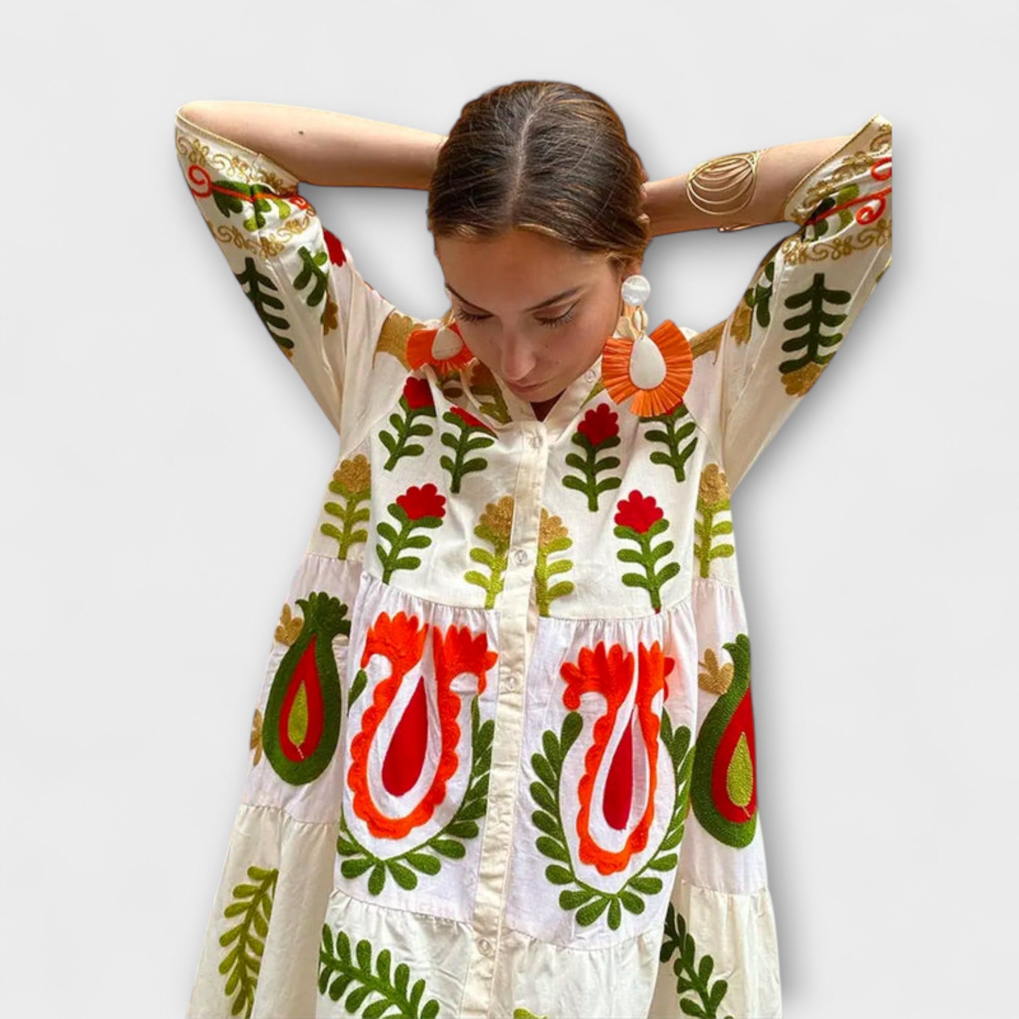 Diona - Graceful Floral Dress