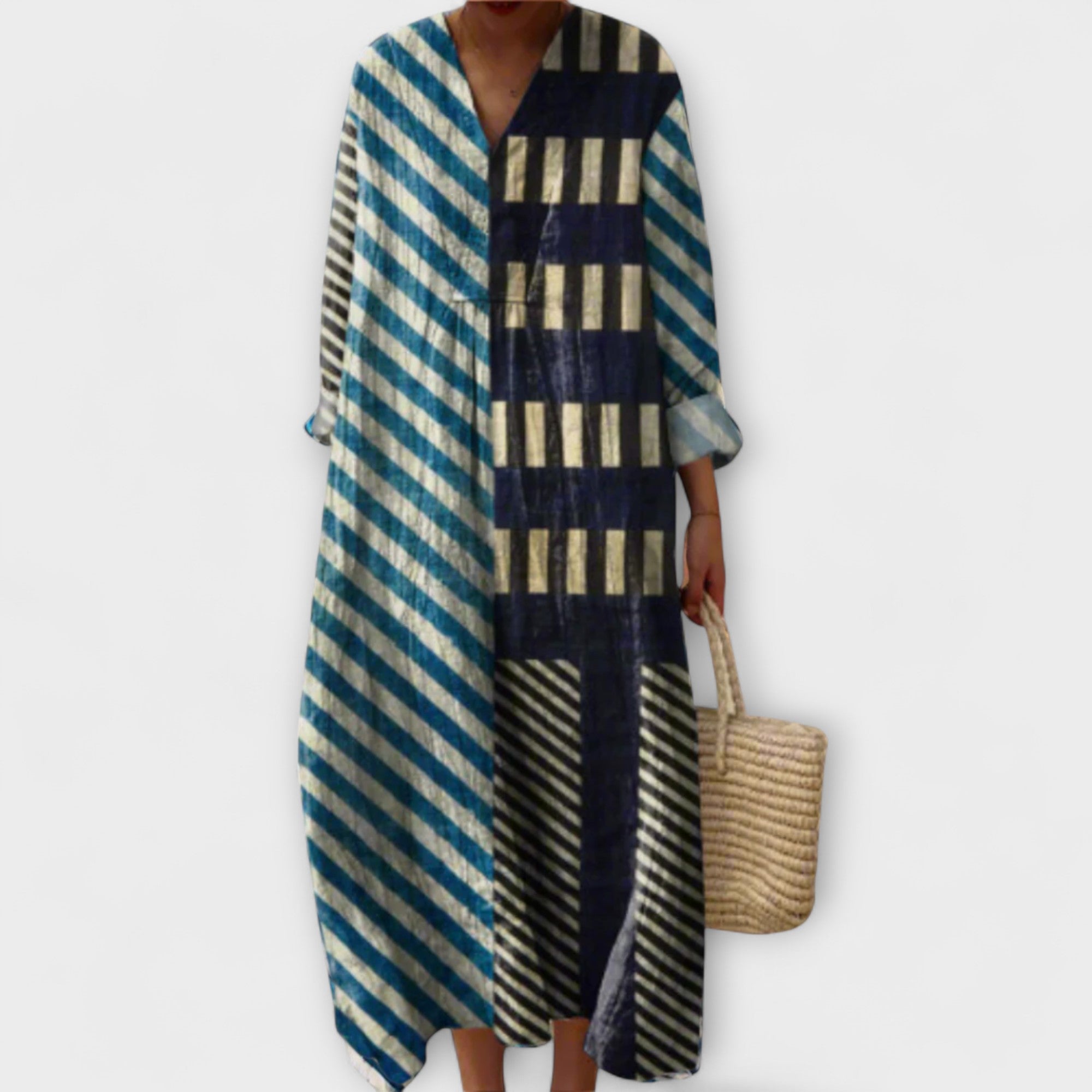 Elissa - Stylish Geometric Dress