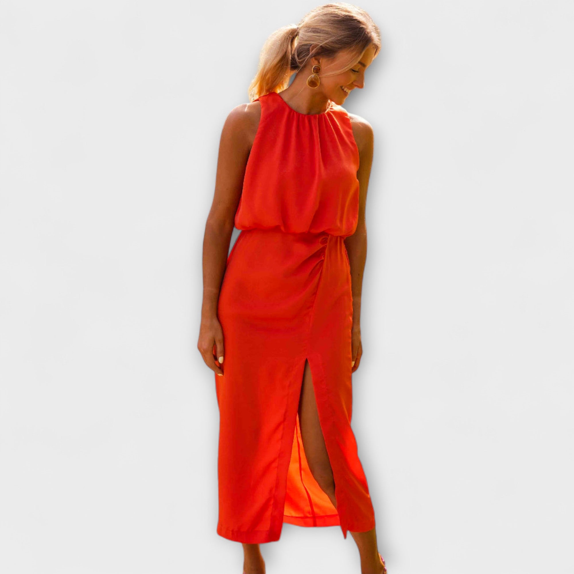 Liene - Elegant Midi Dress