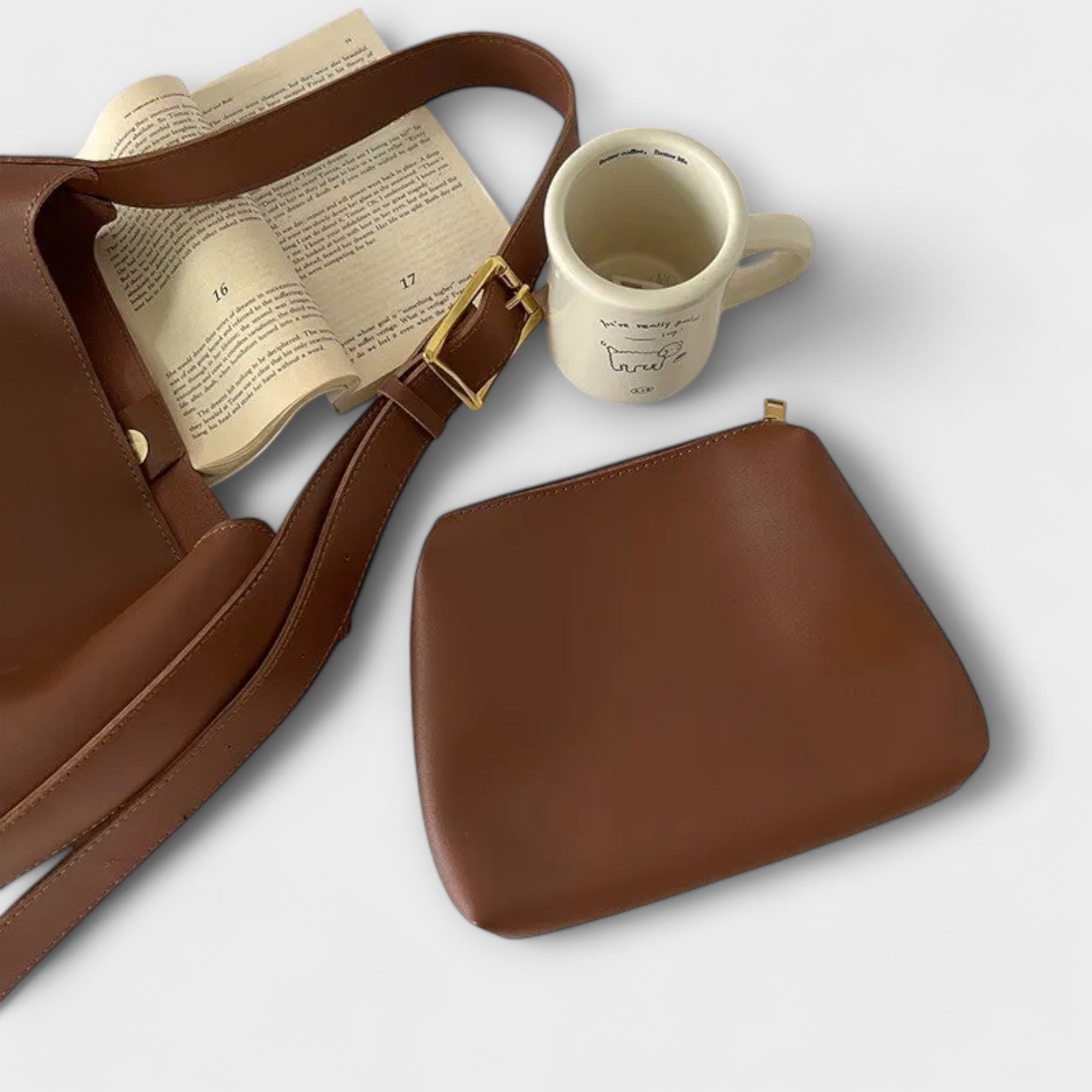 Aurellia. – Elegant Leather Shoulder Bag