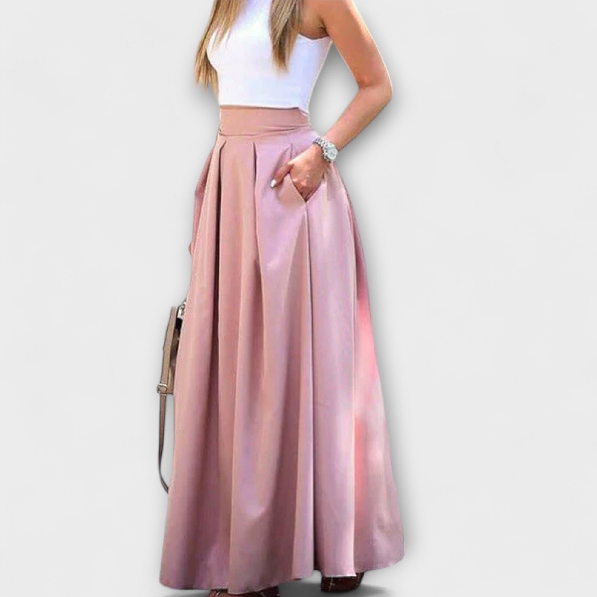Tzafira – Elegant Maxi Skirt with High Waist