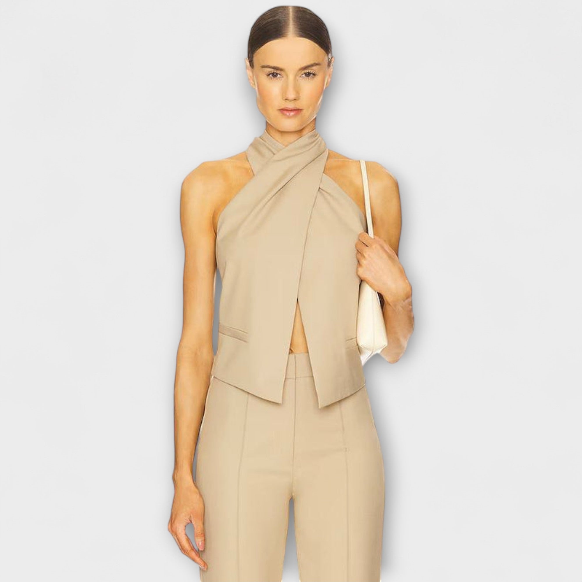 June - Crisscross Halter Neck Tanktop