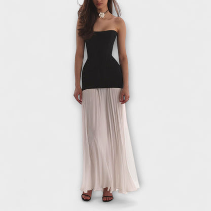 Isolde - Chic Classic Pleated Skirt Two-Piece