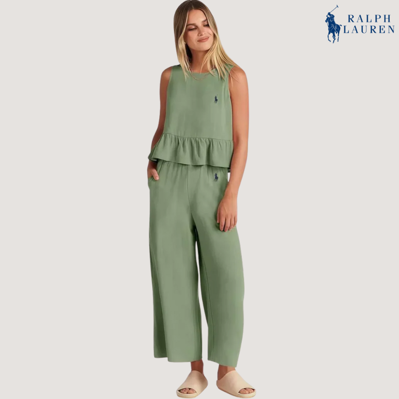 R. Ꮮаᴜгеn Ruffled Two-Piece Set + Free Sun Hat – Buy 1 Get 2