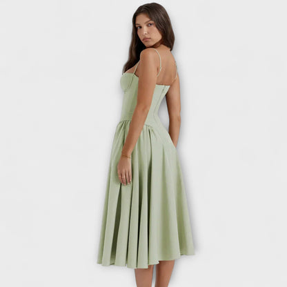 Rosalie - Refined Sleeveless Corset Dress