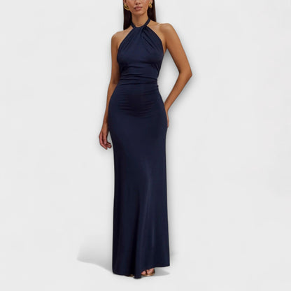 Lagune - Slinky Halter Maxi Dress