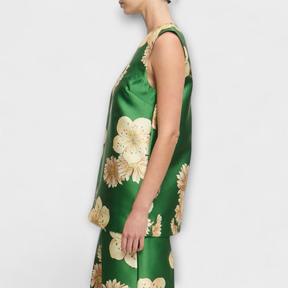 Clea - Sage Sleeveless Pants Set