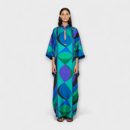Harper - Vibrant Psychedelic Kaftan