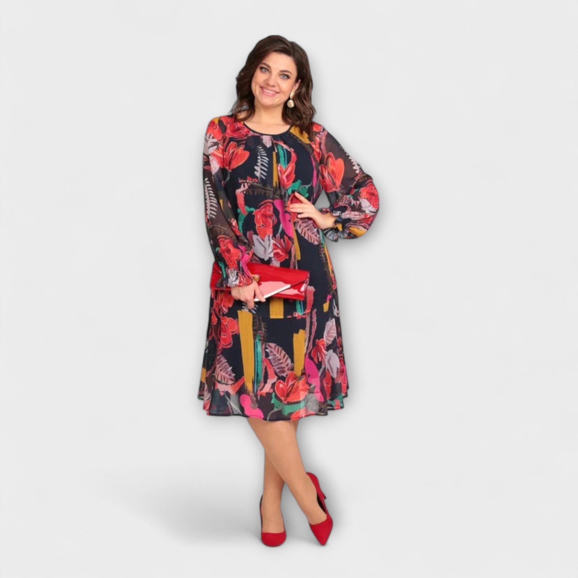 Caroline - Elegant Plus-Size Dress for Ultimate Comfort