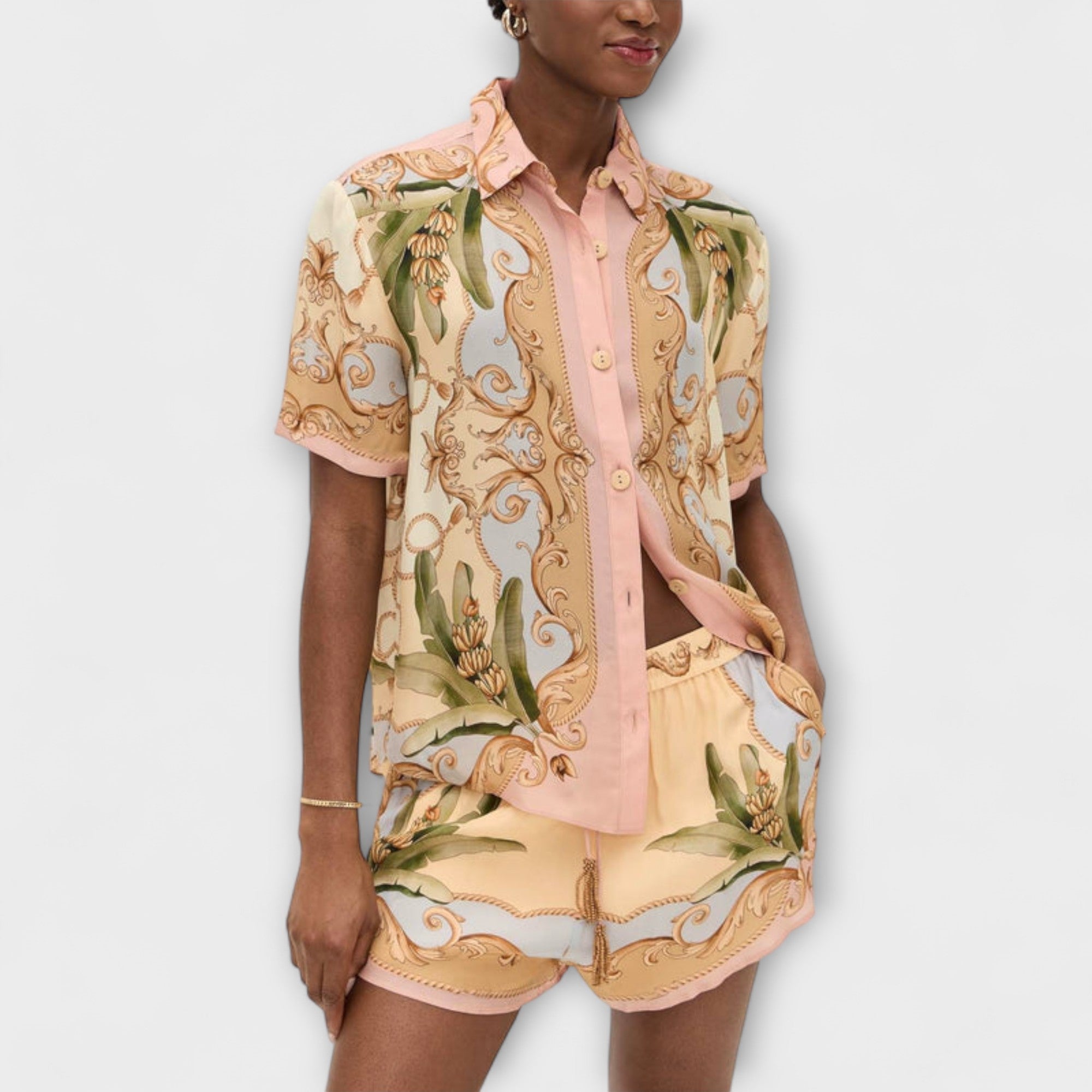 Maren - Vintage Botanical Kaleidoscope Print Set