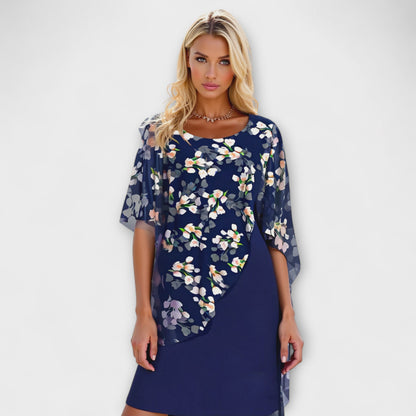Lyanna - Floral Chiffon Women's Dress