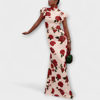 Luna - Maxi Dress with Floral Print