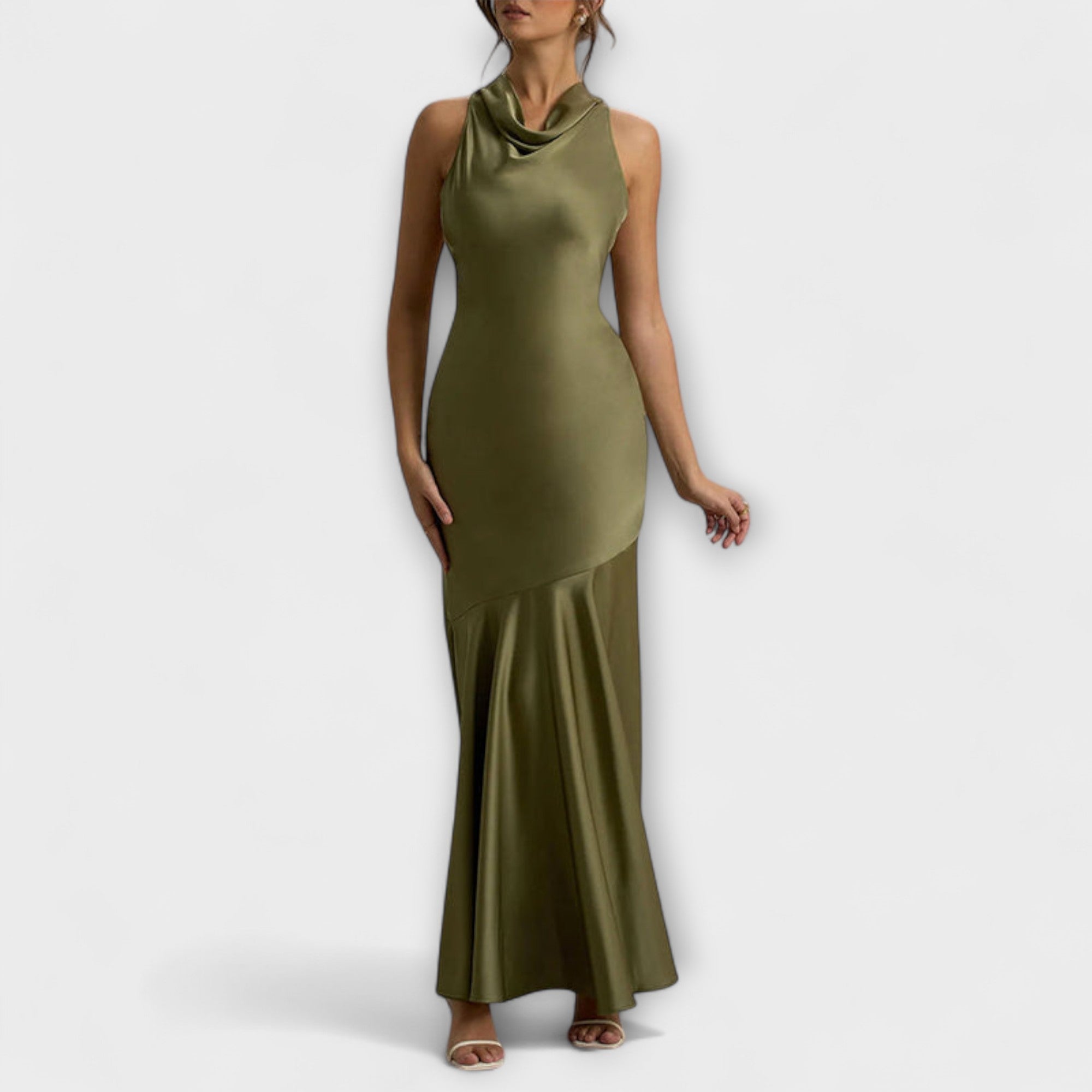 Lennon - Elegant Maxi Dress in Satin