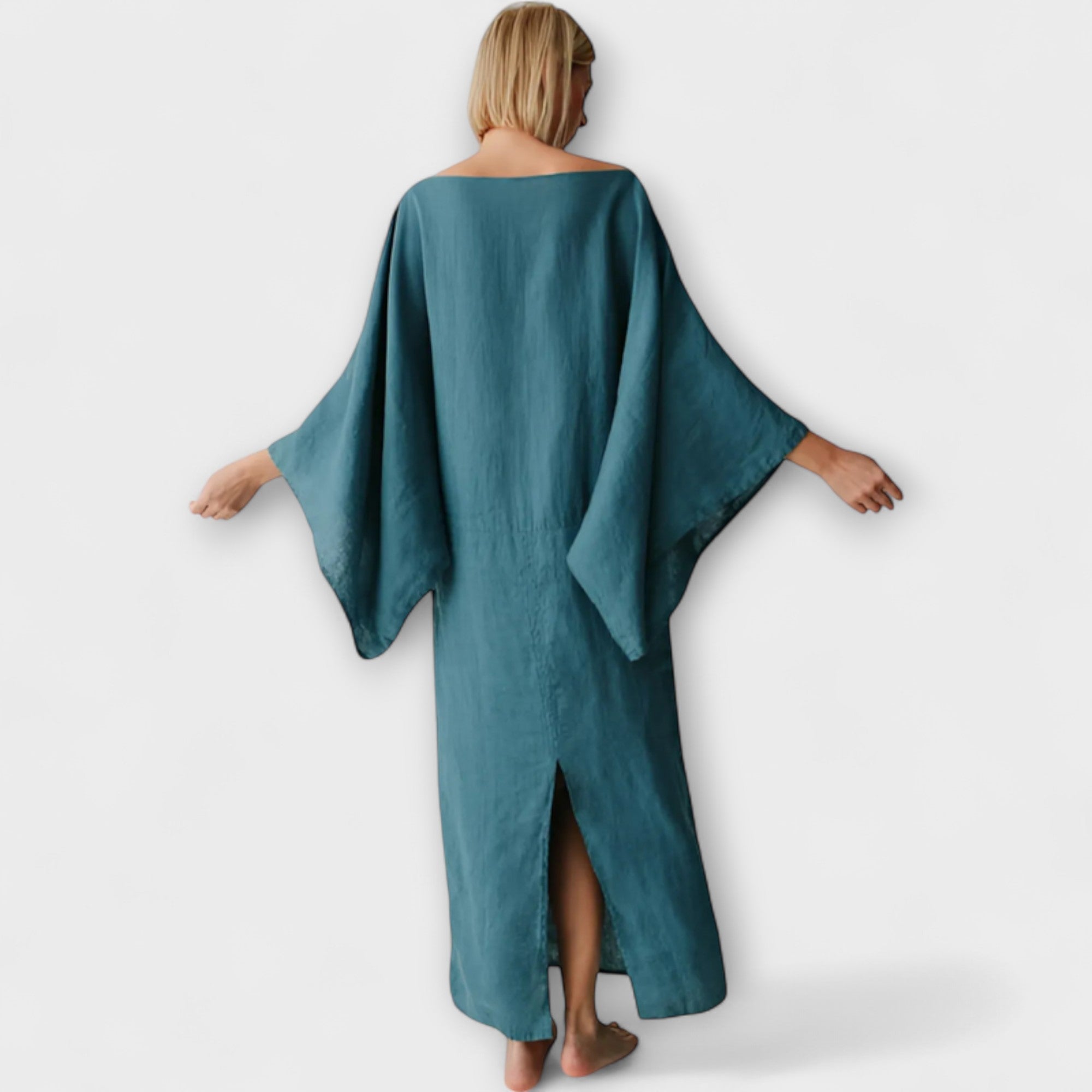 Dana - Kimono Dress Made of Linen and Cotton