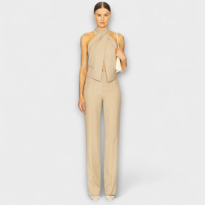 June - Crisscross Halter Neck Tanktop